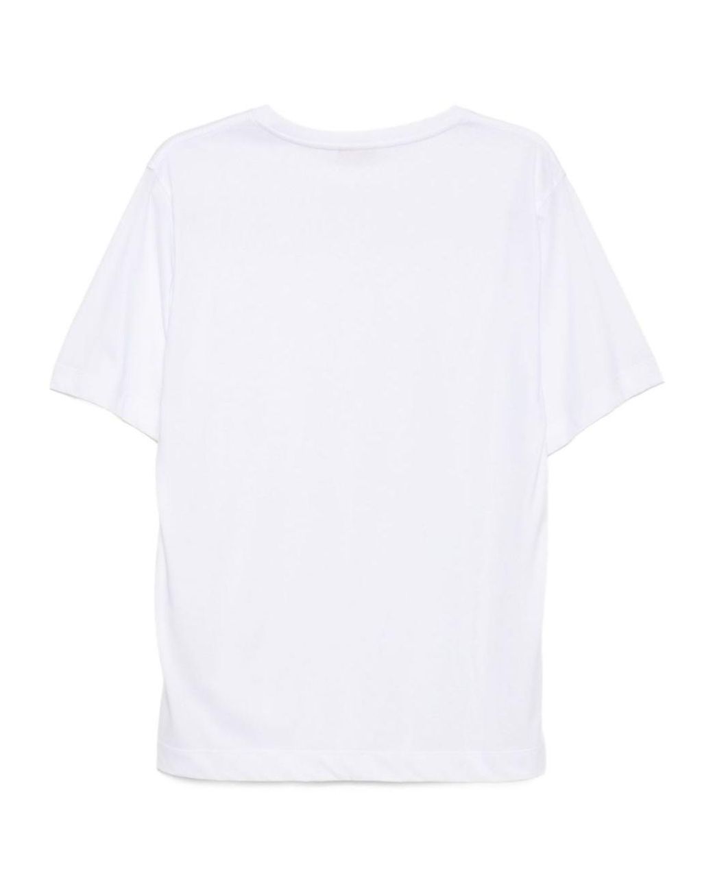 Dries Van Noten White Short-Sleeved T-Shirt for men