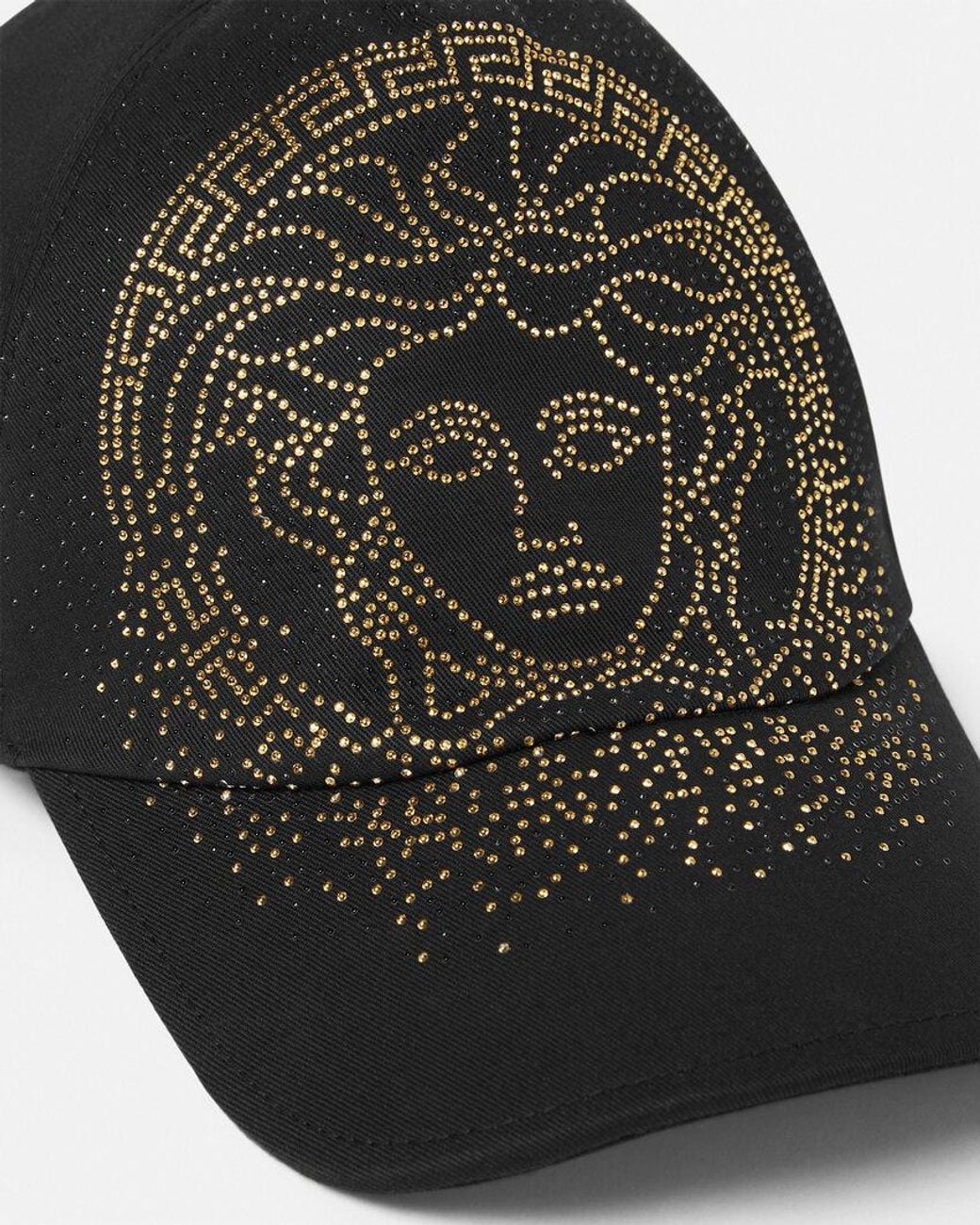 Versace Green Medusa-Embellished Baseball Cap