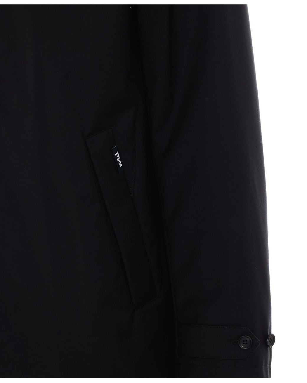 Add Blue Shieldrom Hooded Parka Coat for men