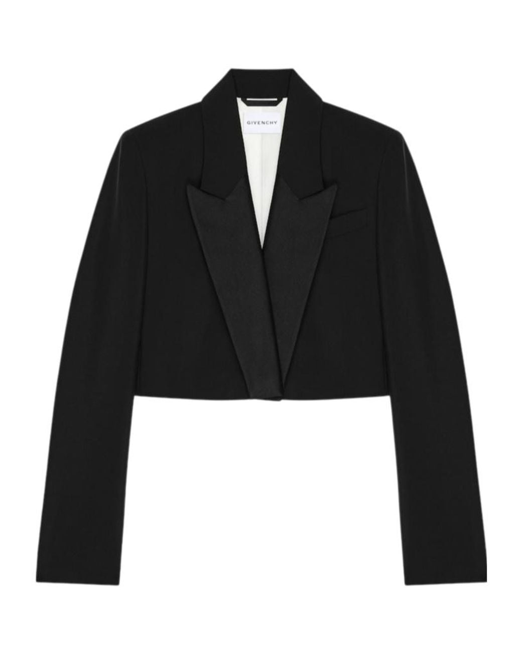 Givenchy Black Cropped Jacket