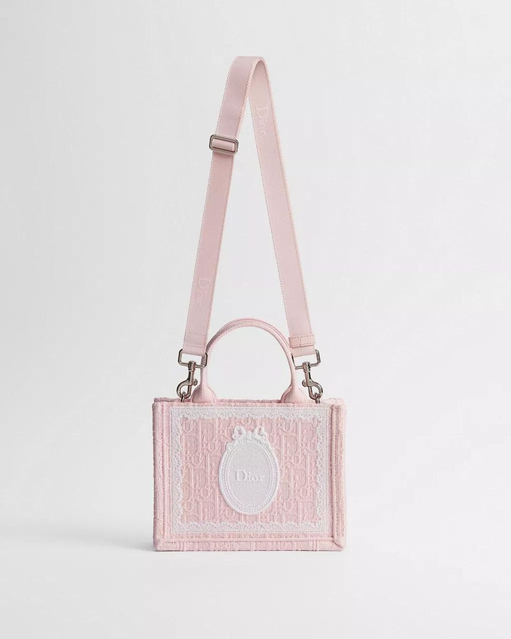 Dior Pink Mini Book Tote With Strap for men