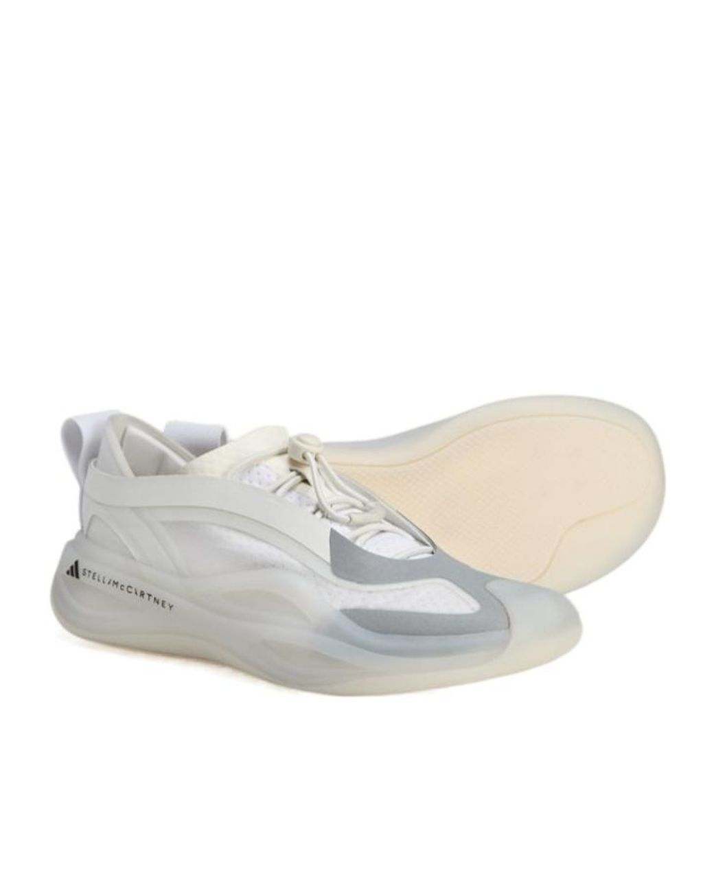 Adidas By Stella McCartney White Sportswear Low Ground Sneakers