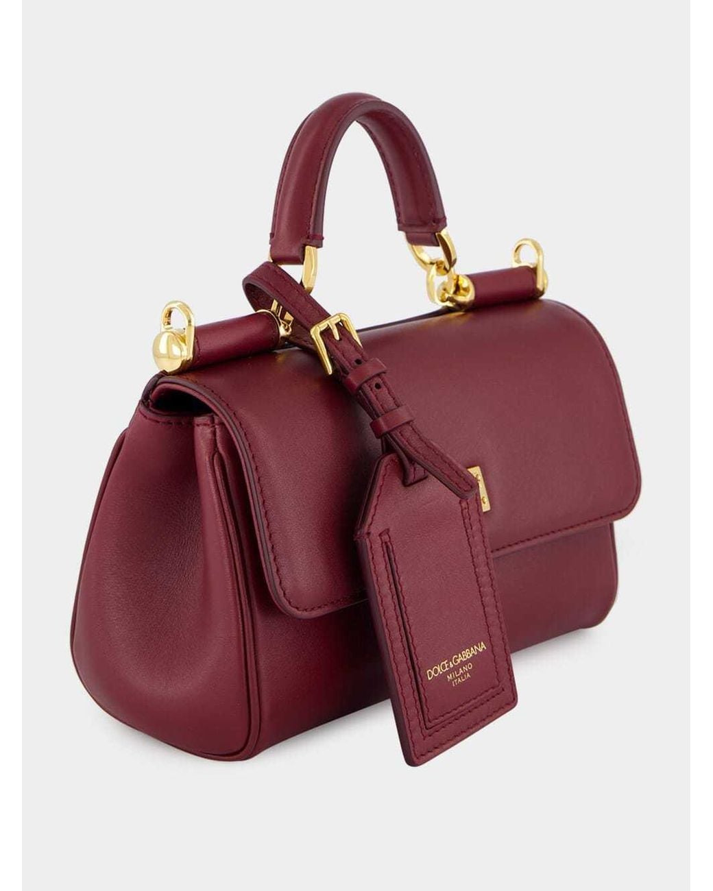 Dolce & Gabbana Red My Sicily Handbag