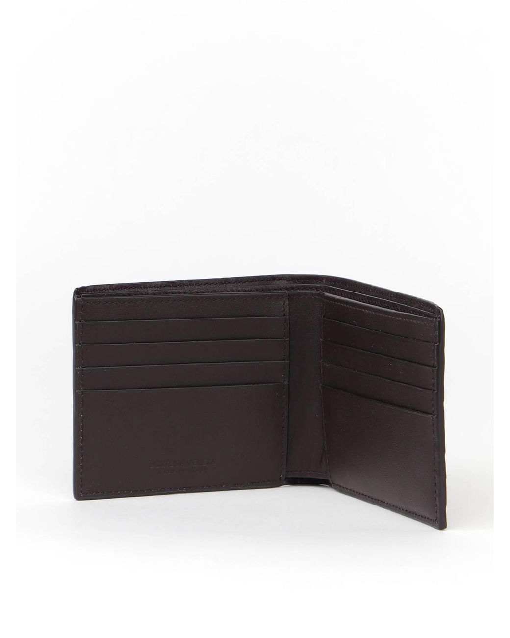 Bottega Veneta White Intrecciato Bifold Wallet for men