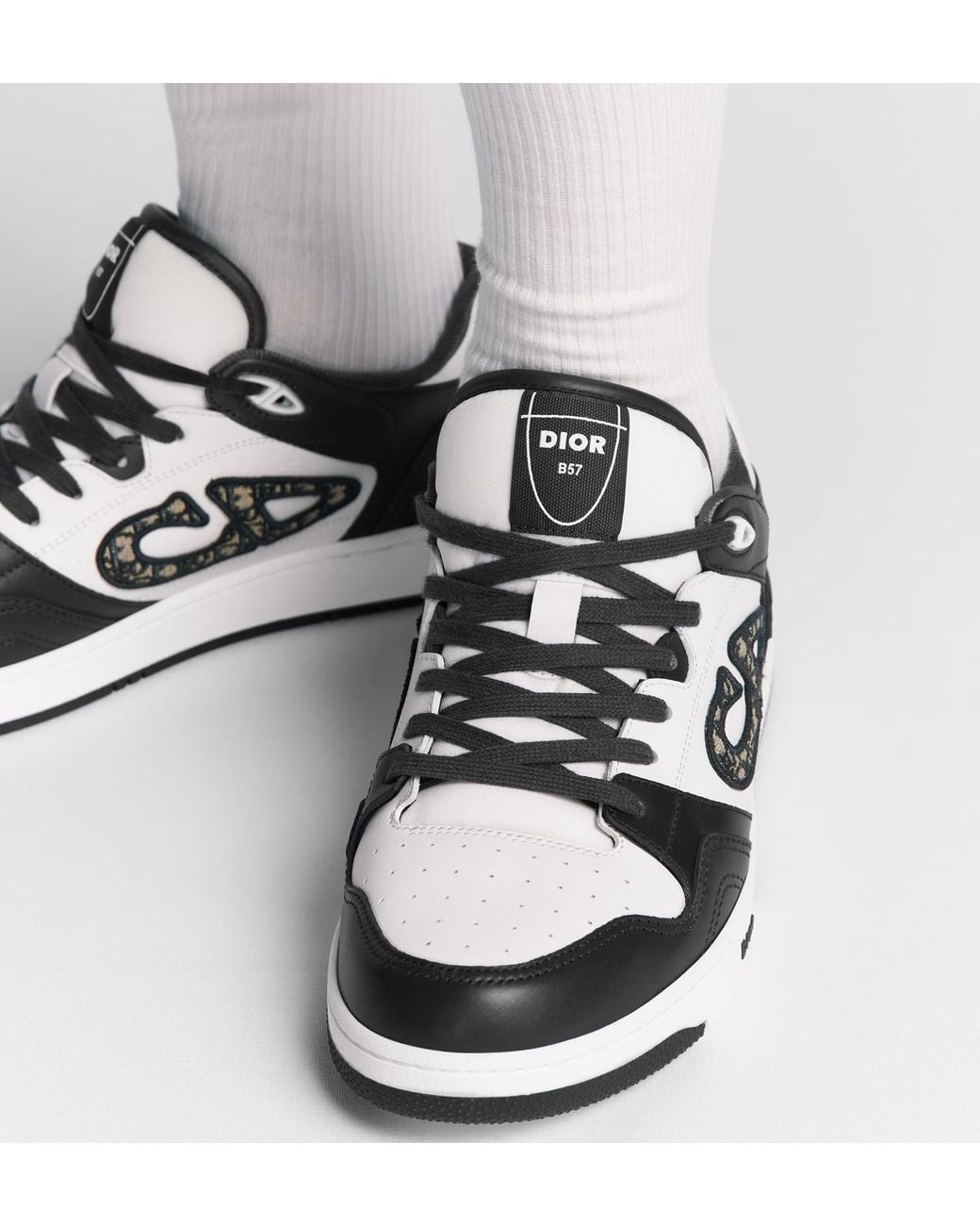 Dior Black Homme B57 Low-Top Sneakers for men