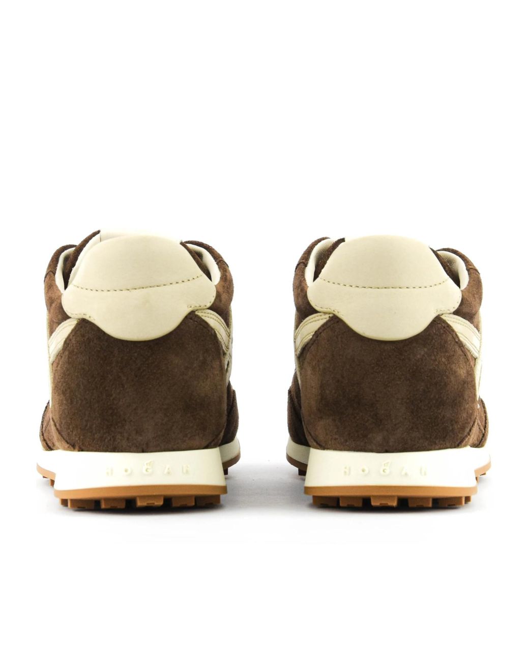 Hogan Multicolor Logo-Patch Suede Sneakers