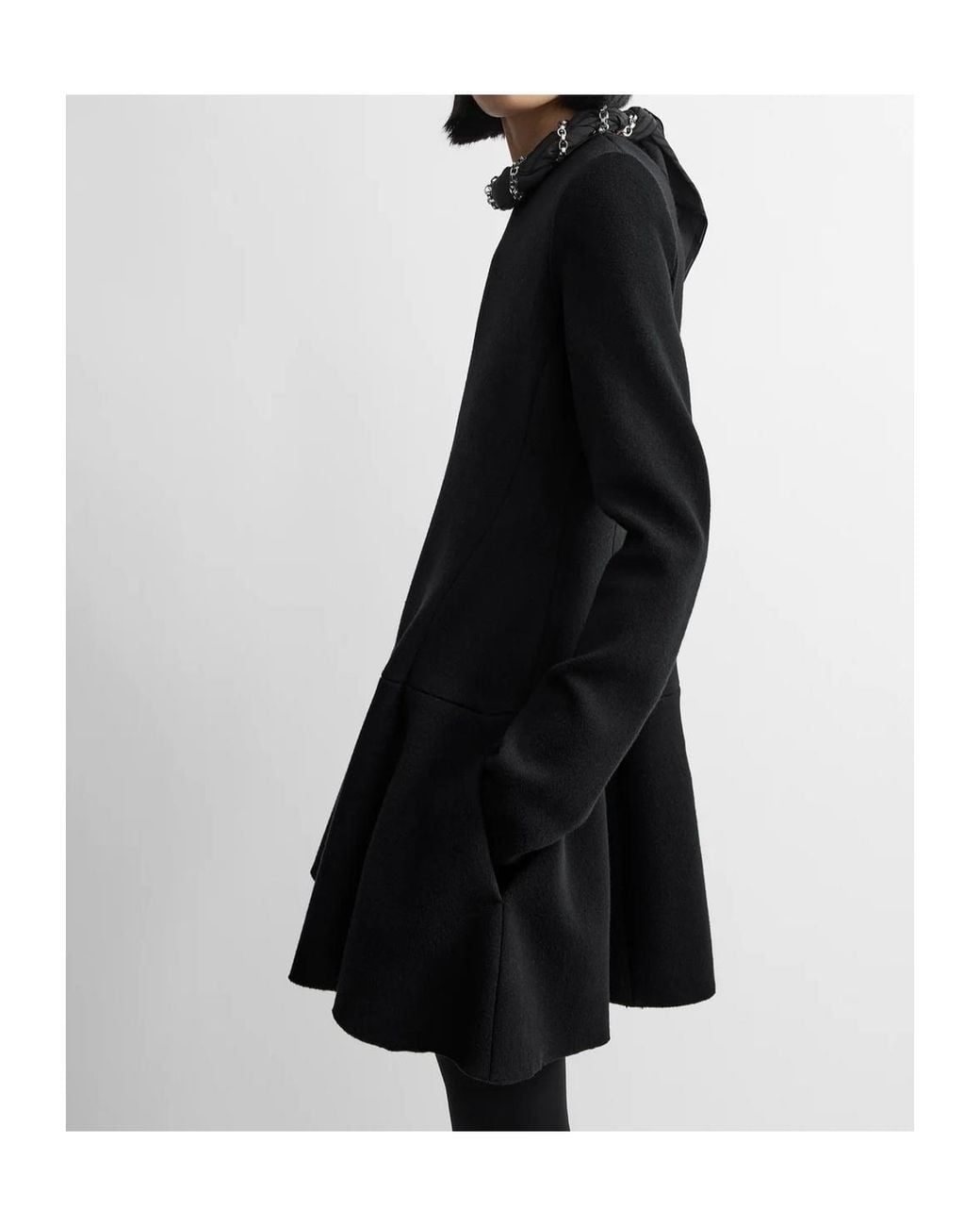Totême  Black Long-Sleeved Dress