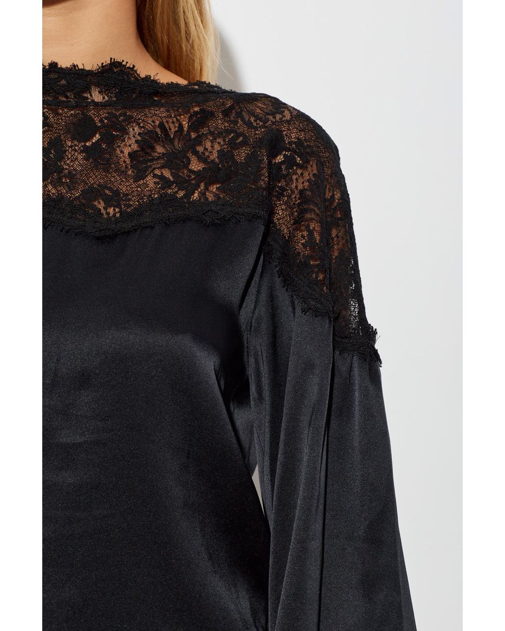 Isabel Marant Black Long-Sleeved Top