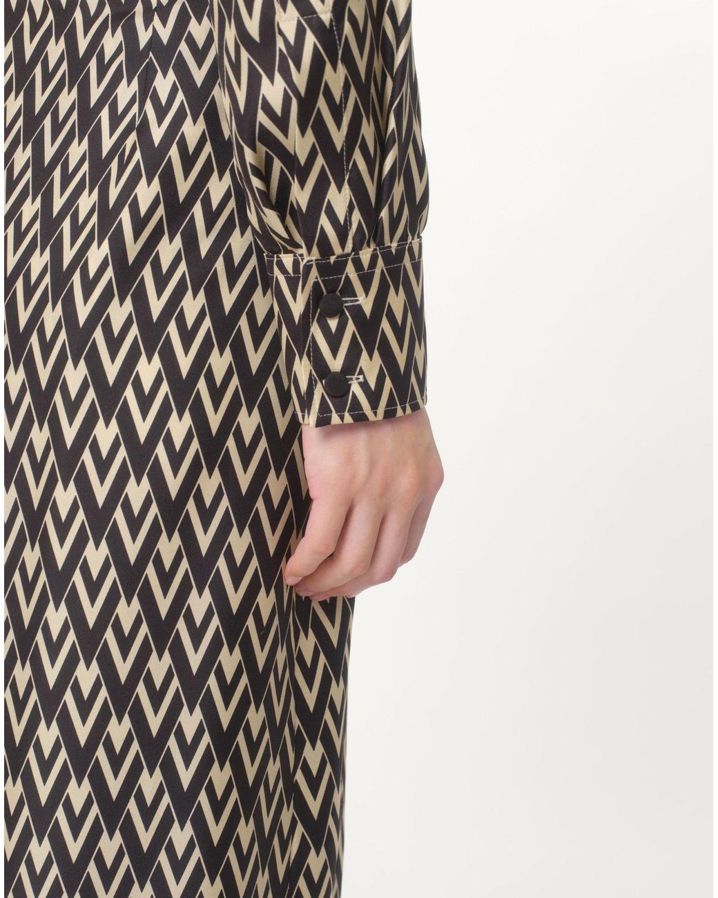 Valentino Multicolor Toute La V Monogram Long-Sleeved Shirt