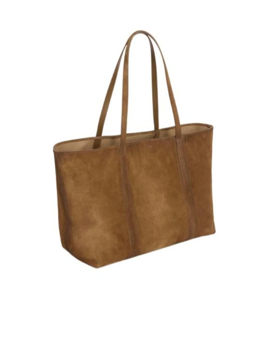 Jil Sander Brown Foro Large Tote Bag