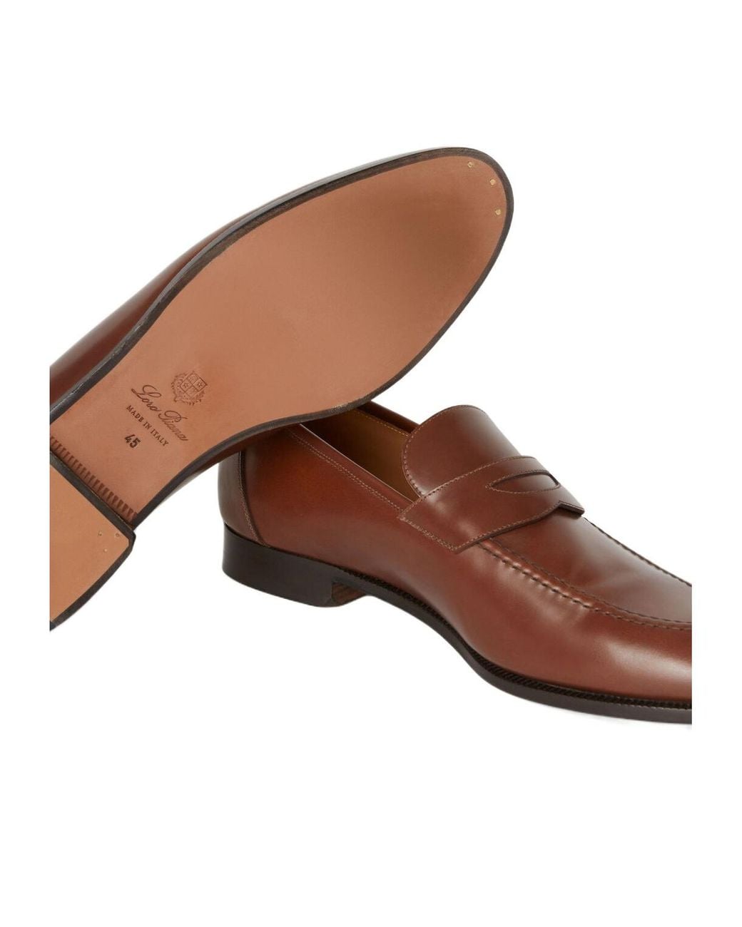 Loro Piana Brown Sergio Loafers for men
