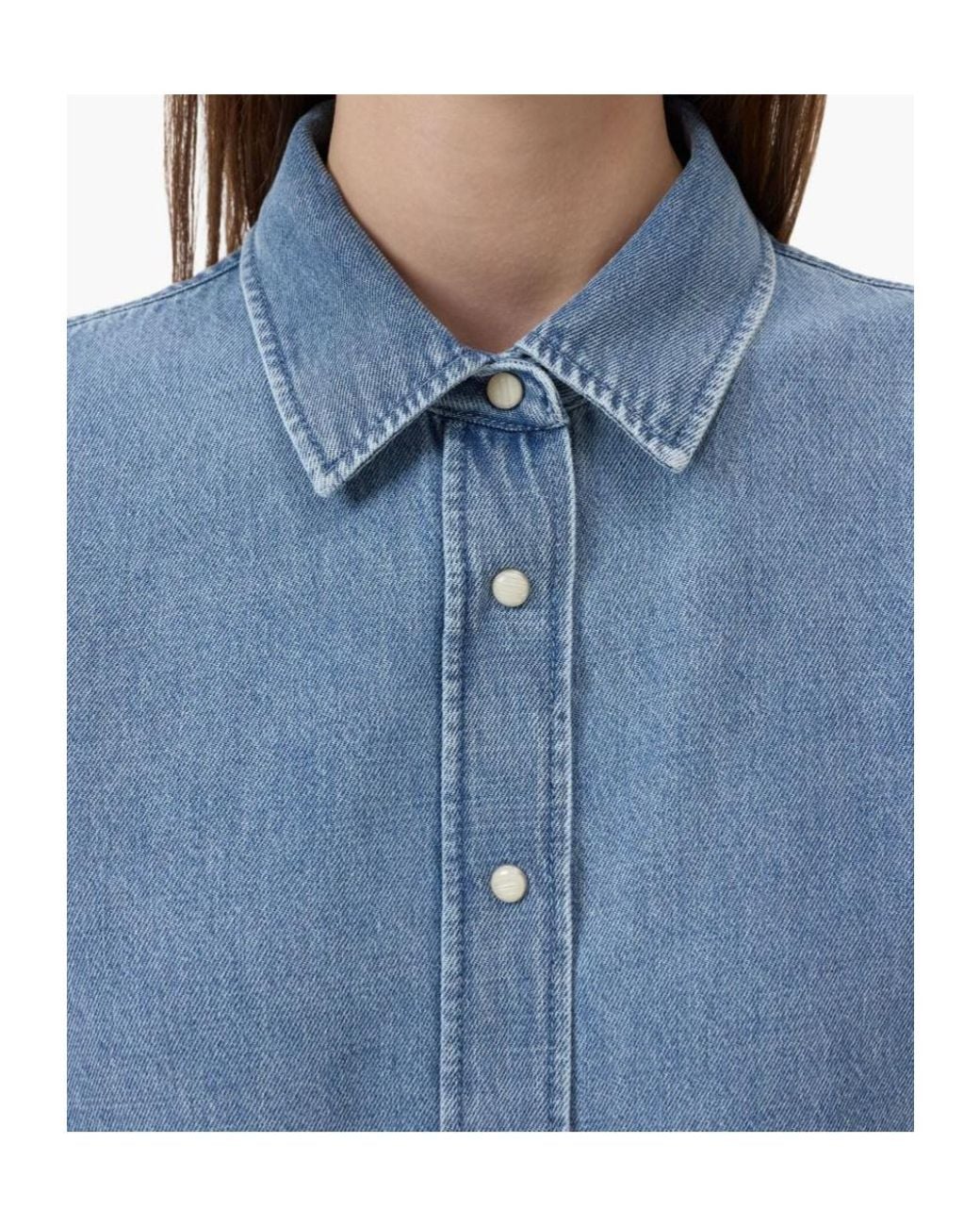 Closed Blue Buttoned Classic Shirt
