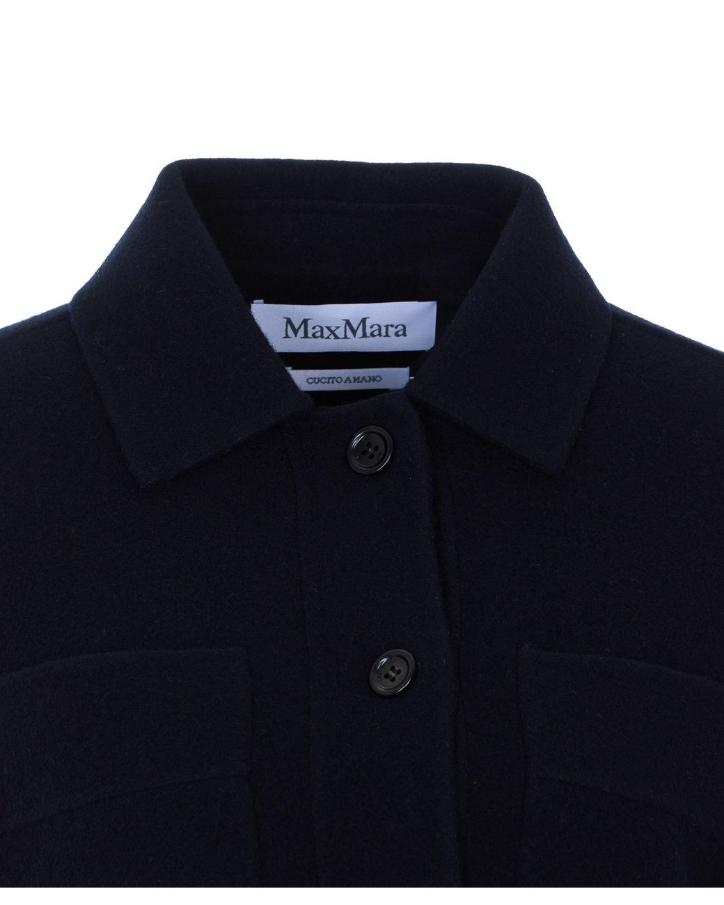 Max Mara Black Mxmpoggio Cropped Jacket