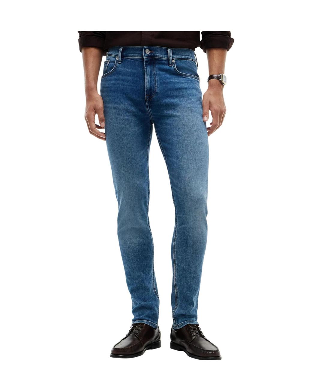 Tommy Hilfiger Blue Belt-Loop Jeans for men