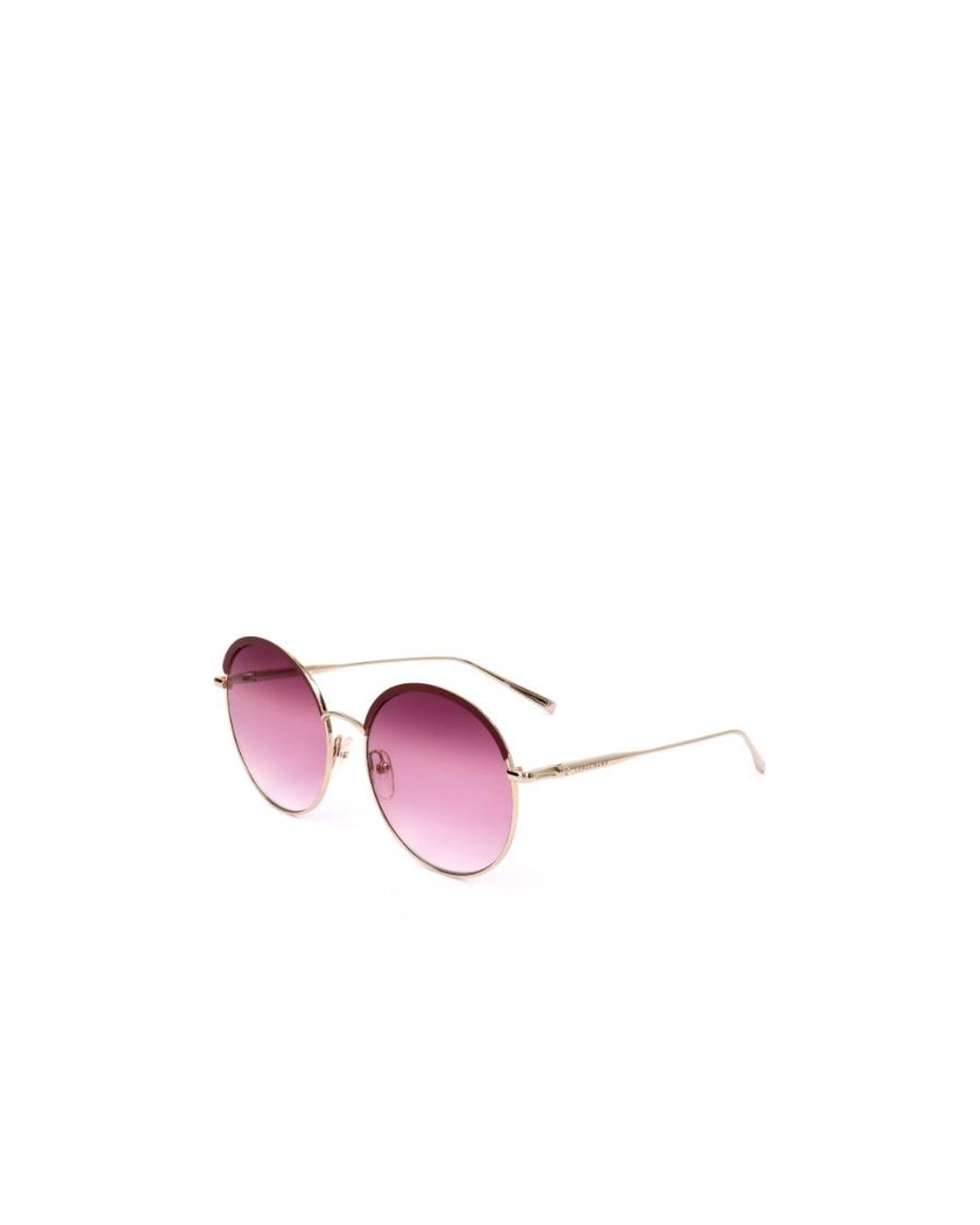 Longchamp Purple Round Frame Sunglasses