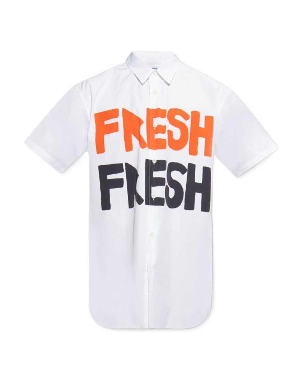 Comme des Garçons White Lapel Shirt for men