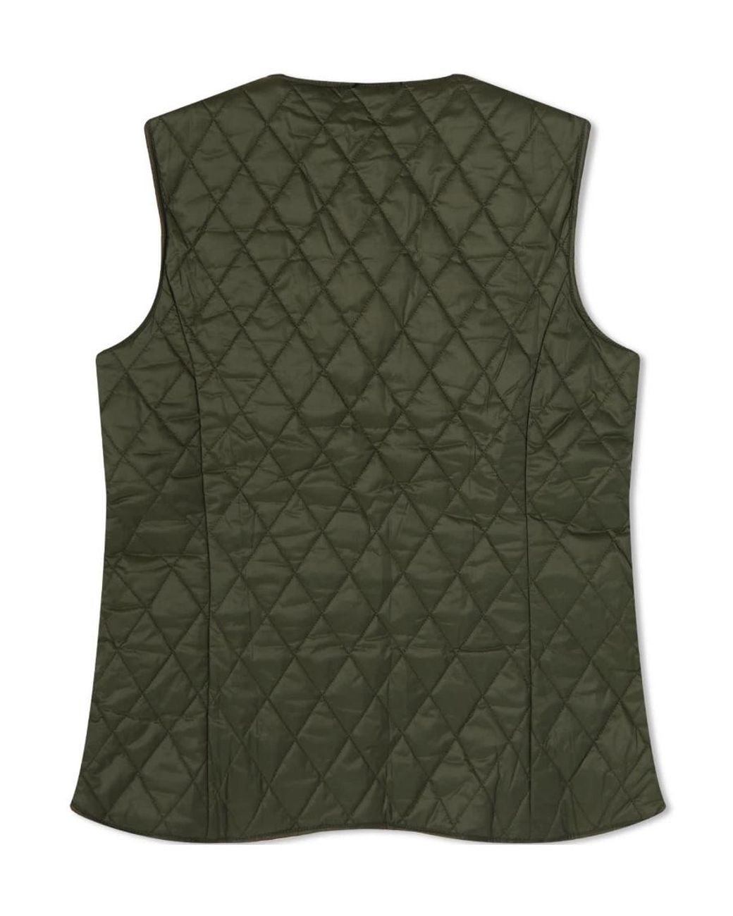 Barbour Green Zip-Up Reversible Gilet