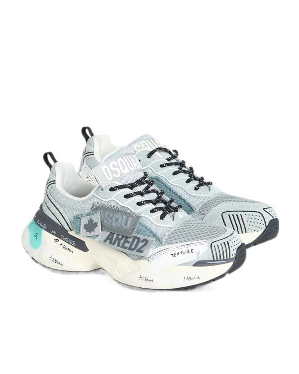 DSquared² White Trainers for men