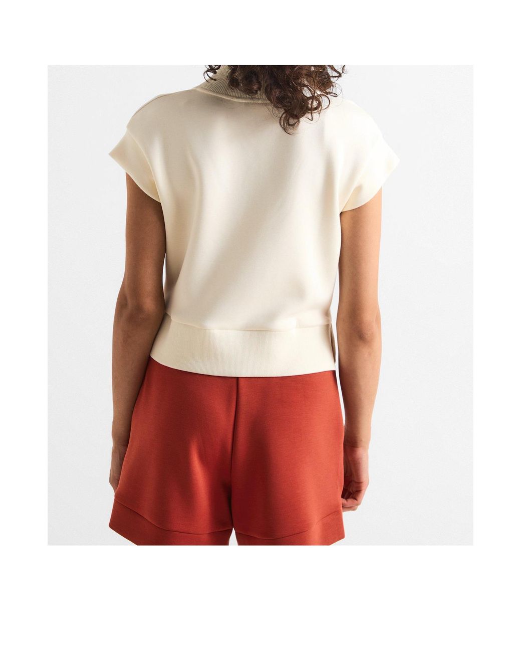 Varley White V-Neck T-Shirt