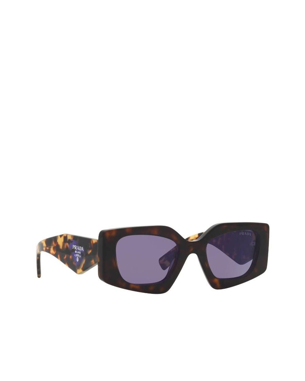 Prada Purple Eyewear Cat-Eye Sunglasses