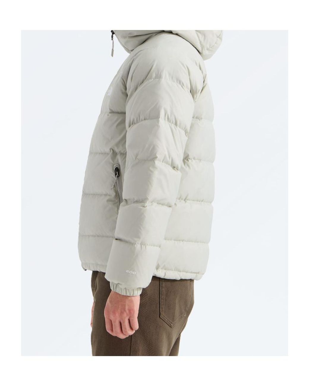 The North Face Gray Hooded Puffer Down Jacket for men