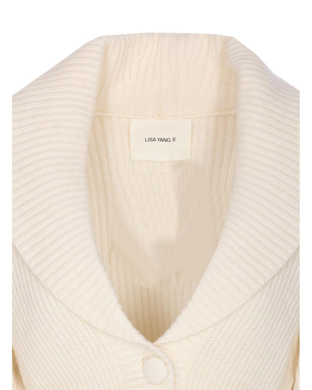 Lisa Yang Natural Alessandra Cardigan Jacket