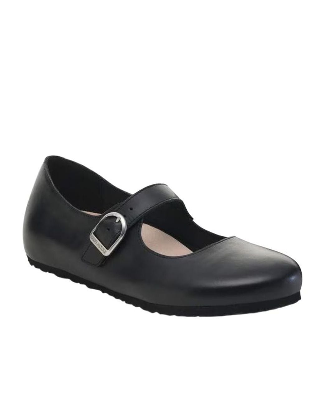 Birkenstock Black Buckle Mary Jane Style Ballet Flats