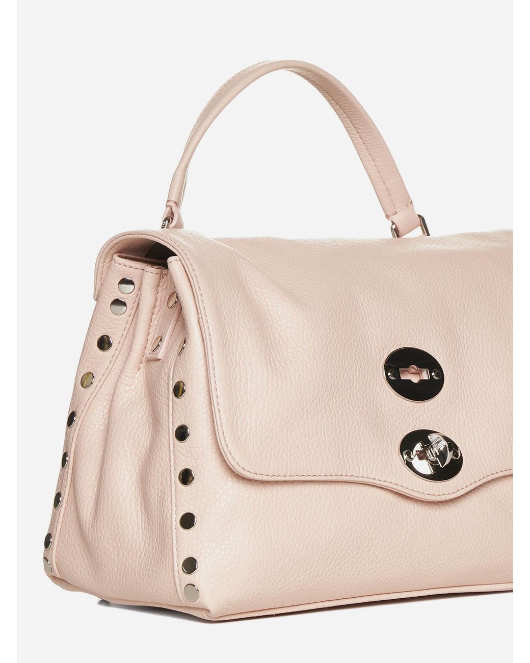 Zanellato Natural Postina Twist-Lock Top Handle Bag