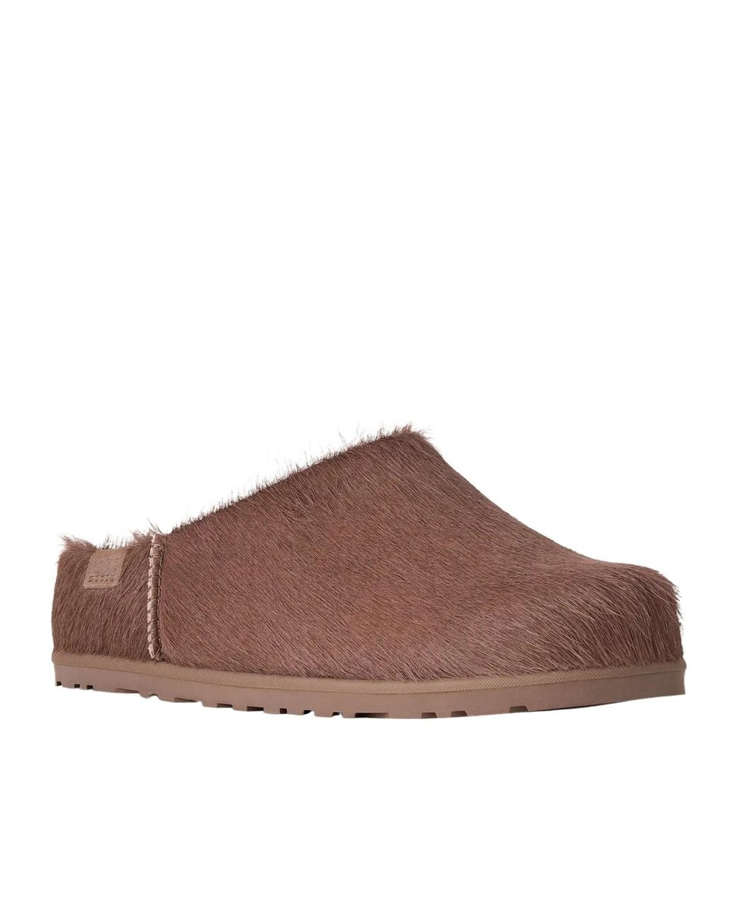Ugg Brown Otzo Hair Clogs