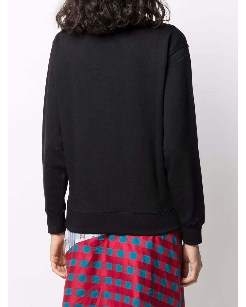 KENZO Black Logo-Print Cotton Sweatshirt