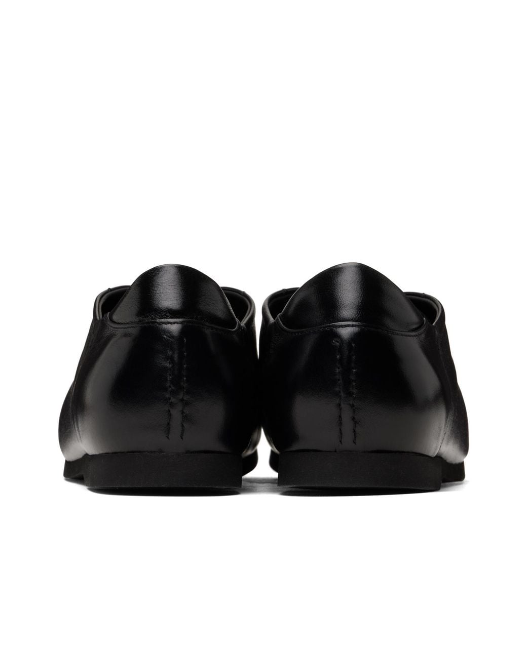 Our Legacy Black Laced Moccasins for men
