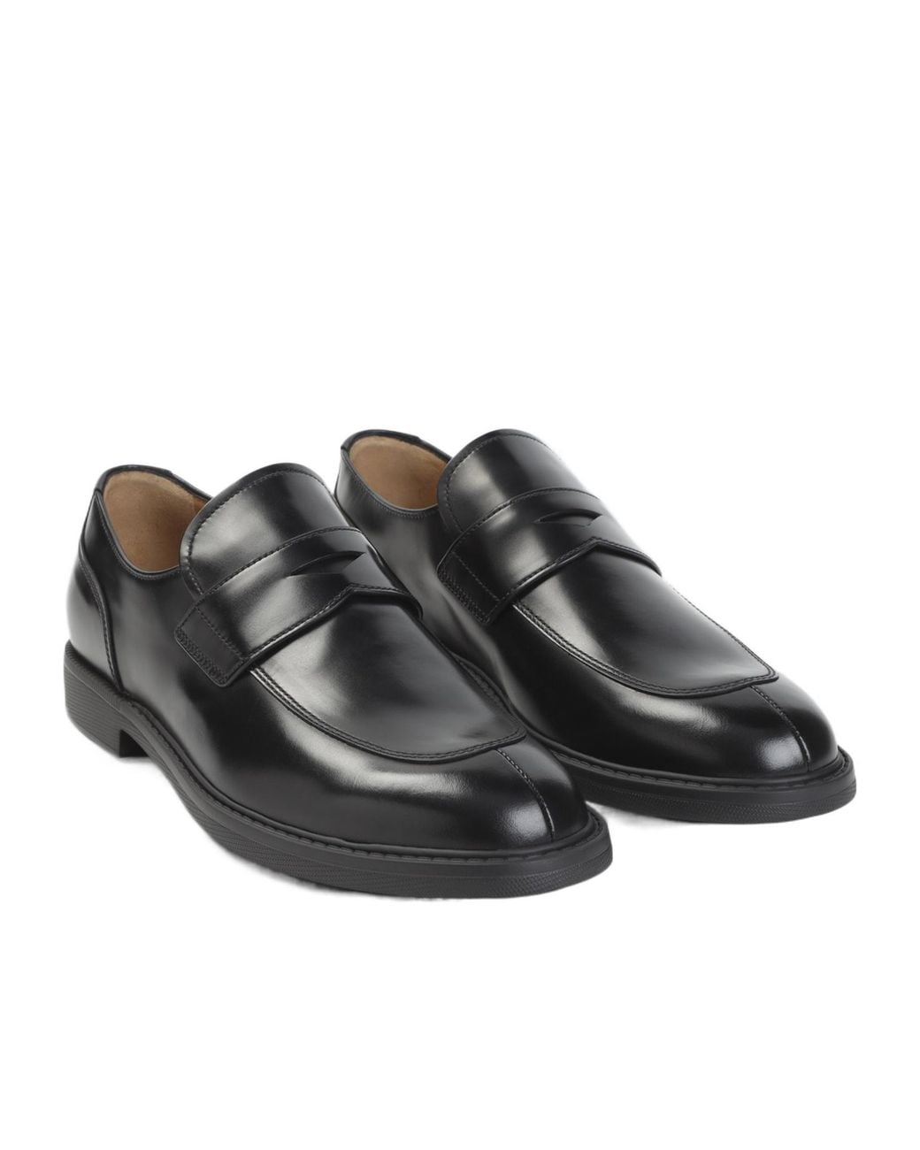 Church's Black Round-Toe Loafers for men