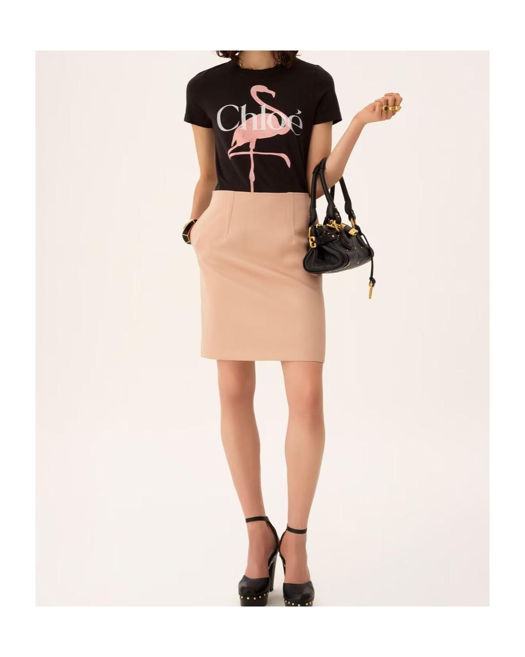Chloé Black Oversize T-Shirt