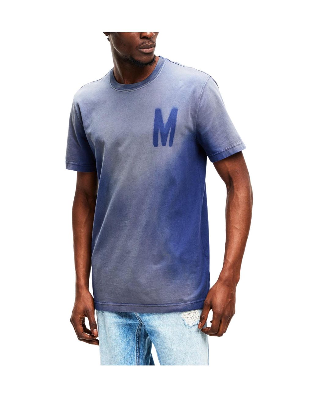Moschino Blue Loose T-Shirt for men