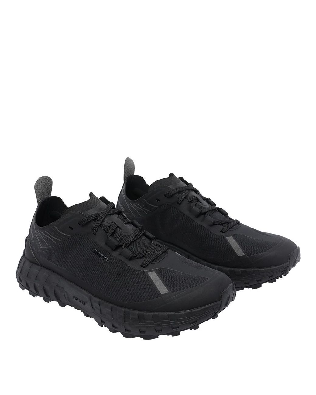 Norda Black 001A G Lace-Up Sneakers for men