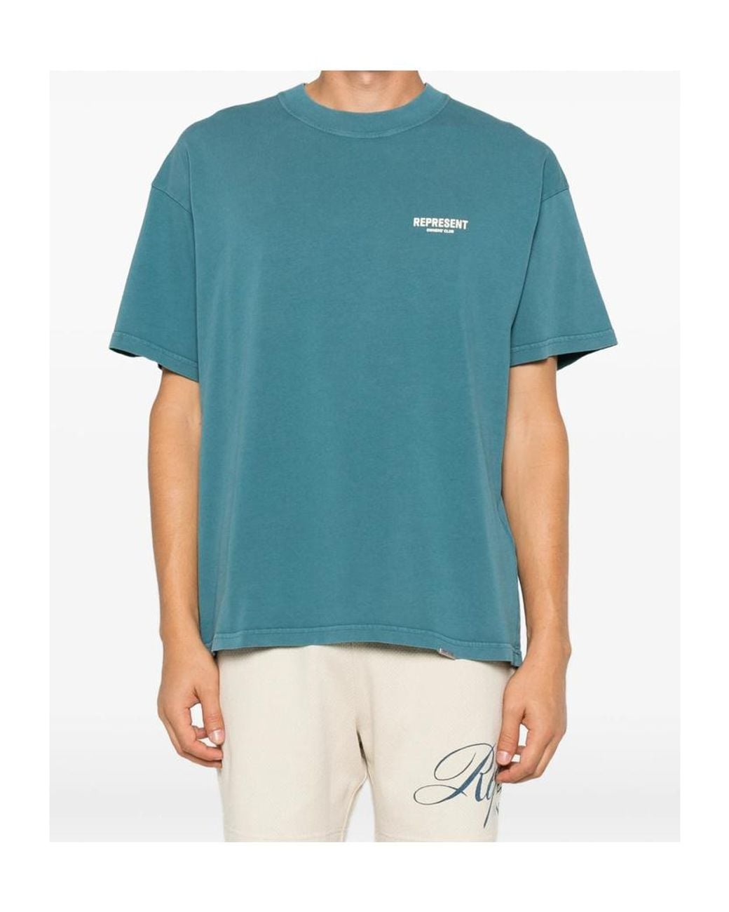 Represent Blue Short-Sleeved T-Shirt for men