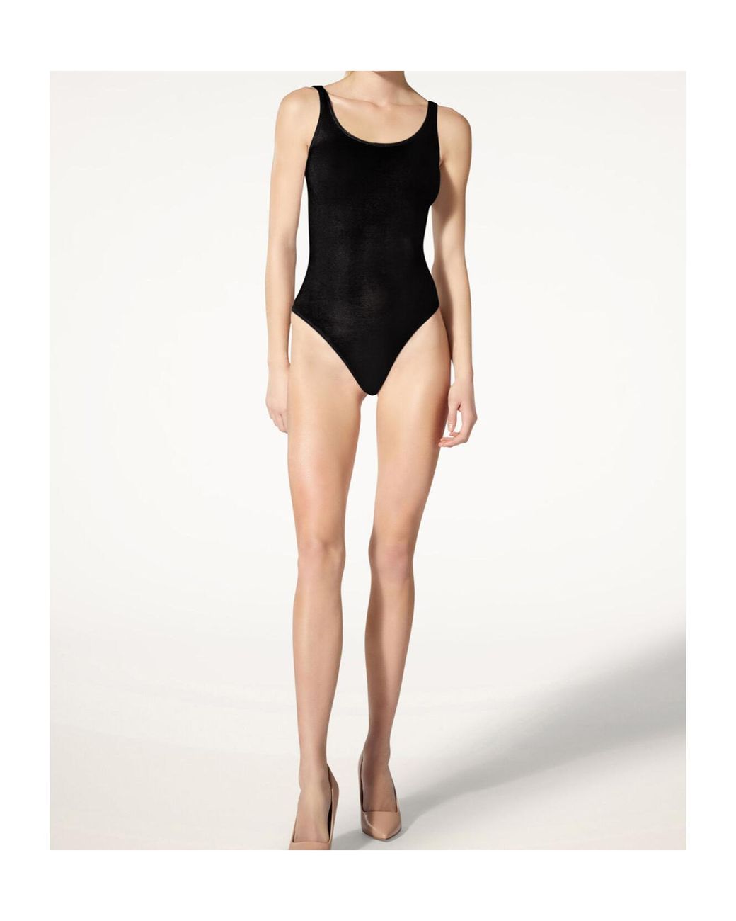 Wolford Black Jamaika Sleeveless Bodysuit