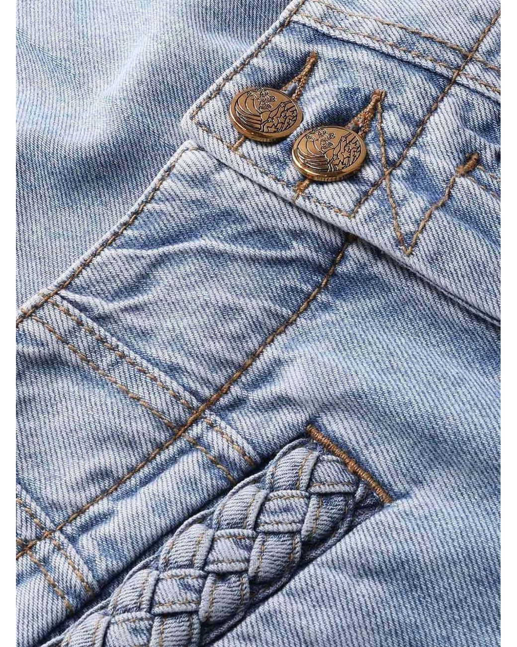 Zimmermann Blue Indra Denim Shorts