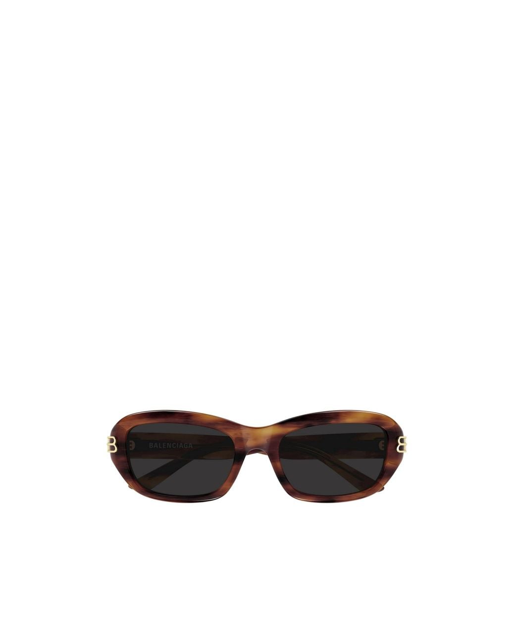 Balenciaga White Eyewear Rectangular Frame Sunglasses