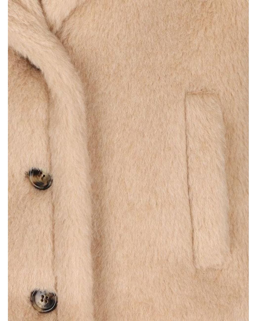 Max Mara Natural Corvino1 Button-Up Cape