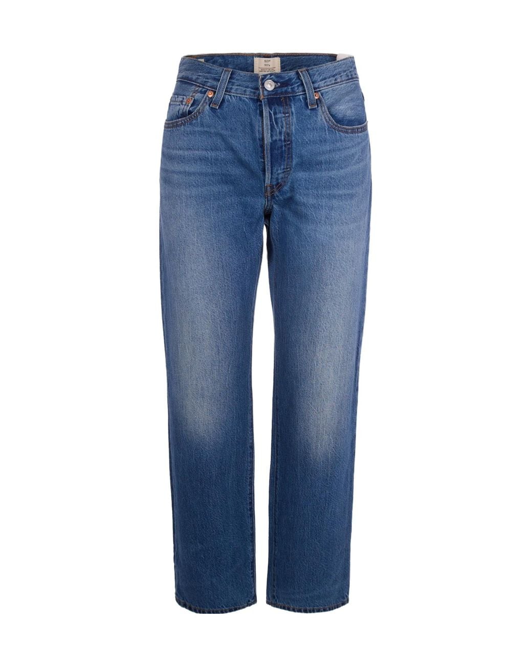 Levi's Blue Logo Patch Jeans