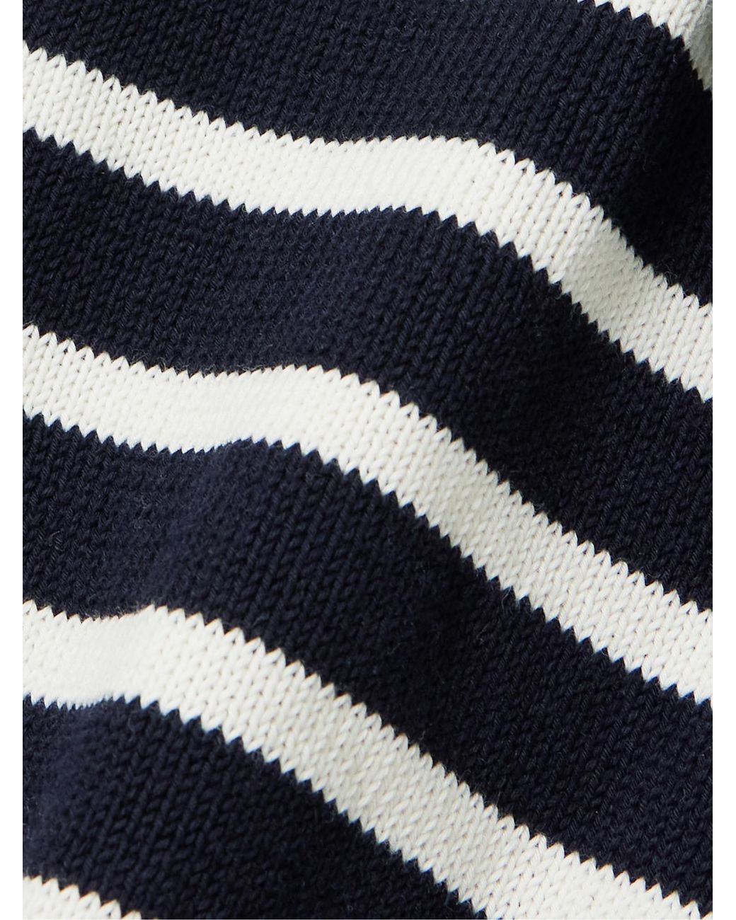 &Daughter Blue Shona Striped Organic Cotton Top
