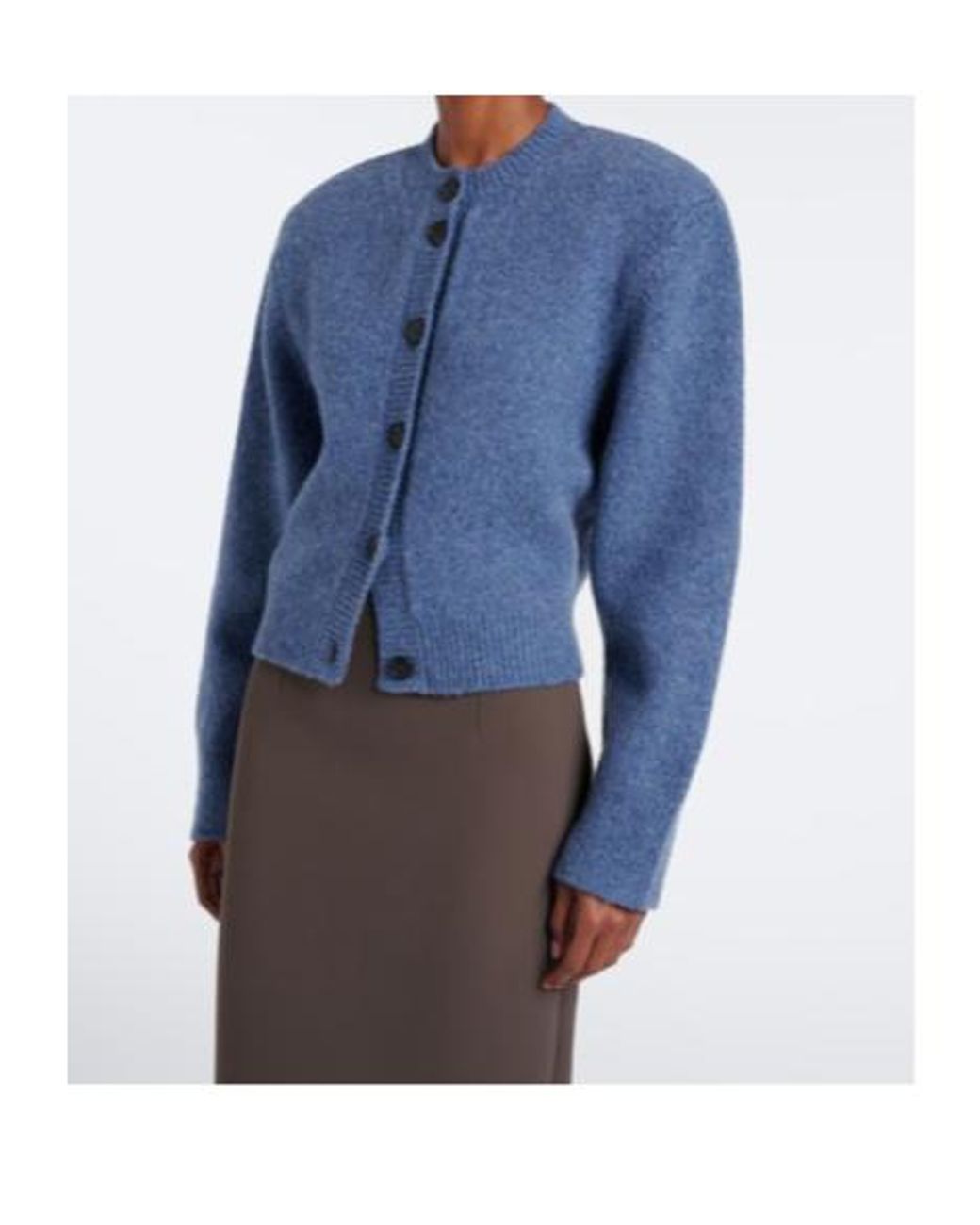 Rohe Blue Wool Cardigan