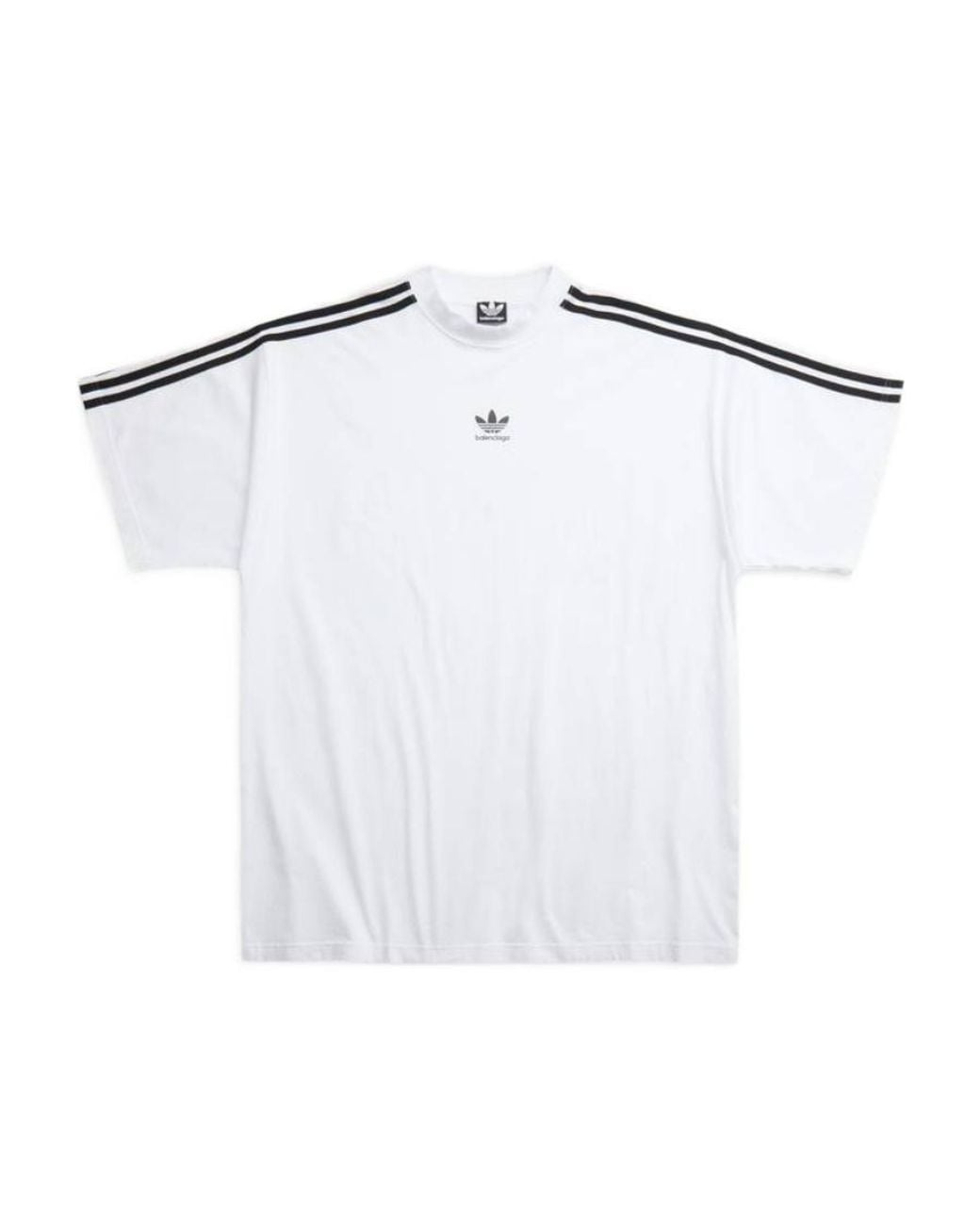 adidas x Balenciaga White Balenciaga Adidas T-Shirt Oversized for men