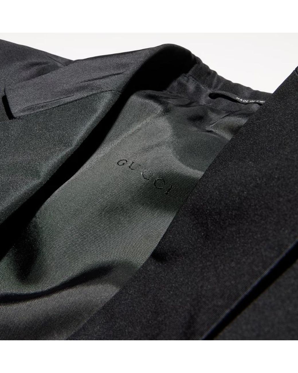 Gucci Black Fine Faille Jacket