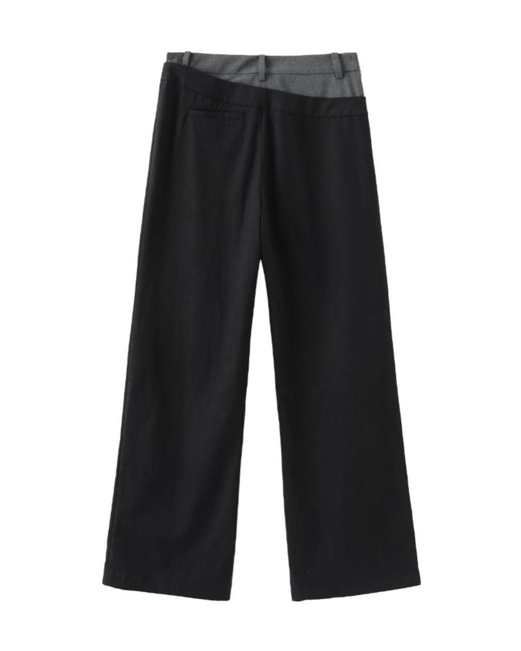 Marissa Chiara Black Patchwork Casual Pants