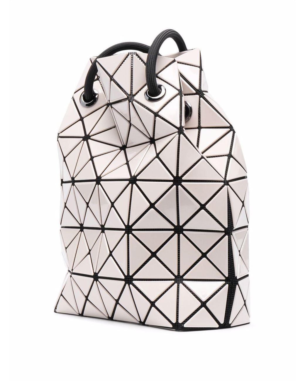 Issey Miyake Gray Drawstring Shoulder Bag