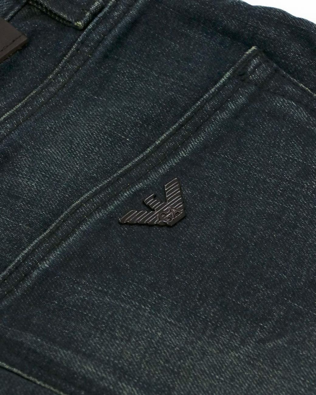 Emporio Armani Blue Logo Jeans for men
