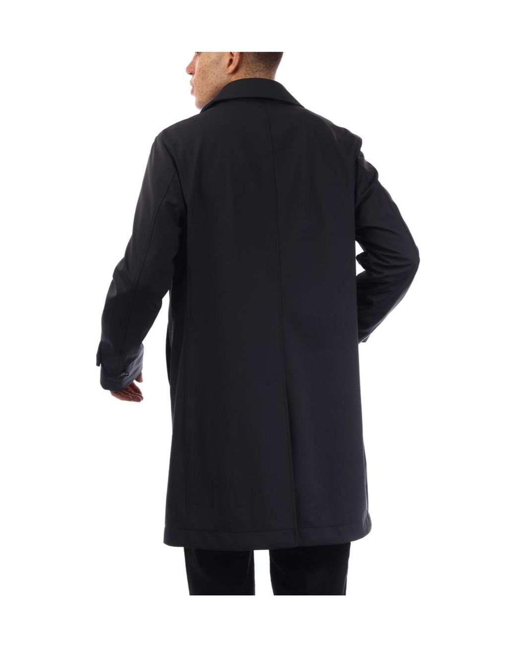 Boss Black Spread-Collar Mid-Length Trench Coat for men