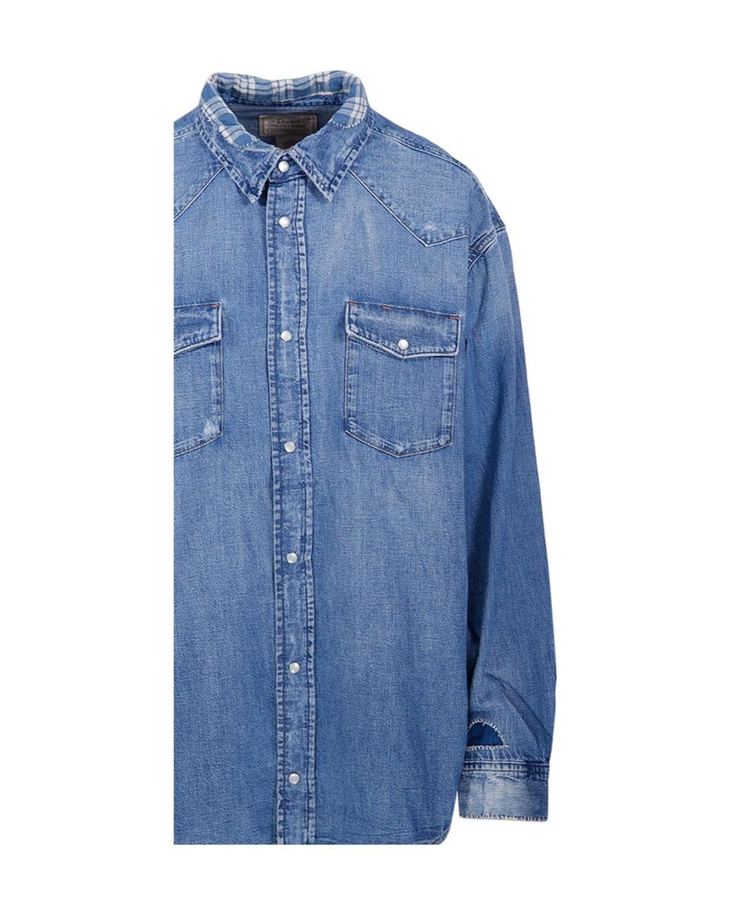 Polo Ralph Lauren Blue Buttoned Denim Shirt